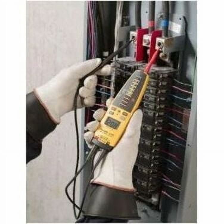 Probador Eléctrico Fluke T+PRO - Detección Triple (luz, Sonido, Vibración), Pantalla LCD, CAT IV 600V