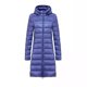 thumbnail image 4 of Chaqueta de plumón nueva de otoño e invierno 2024 para mujer, chaqueta de plumón de pato blanca de diseño largo con capucha desmontable, 4 of 4