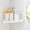 A, variant on No Drill Bathroom Corner Shelf, Wall Mounted Shower Caddy Adhesive Triangle Storage Rack for Toilet Bathtub Washbasin Kitchen