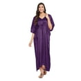thumbnail image 3 of Oussum Womens Kaftans Satin Long Maxi Dress for Women Adjustable Size Caftans Plus Size Nightwear Evening Gown Beachwear Casual Dresses Online, 3 of 8