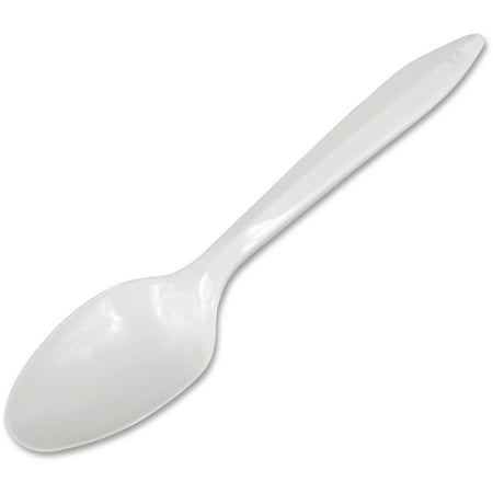 Dart Style Setter Mediumweight Plastic Teaspoons, 1000ct