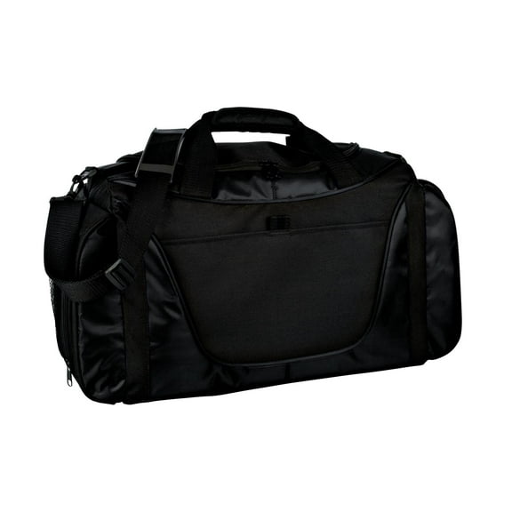 Port Authority Two Tone Medium Duffel-One Size (Black/ Black)