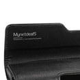 thumbnail image 4 of Premium Leather Wallet Pouch Holster Belt Case for Xiaomi Pocophone F1 w/ Clip / Loops (Fits w/ a Slim Case On) - w/ Card Slot - Black, 4 of 5