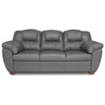thumbnail image 3 of Sala de Piel Genuina Sofá y Love Seat ConfortoPiel  Toscana Gris Oxford, 3 of 9