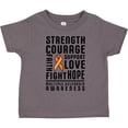 thumbnail image 3 of Inktastic Multiple Sclerosis Awareness Strength Courage and Support Boys or Girls Toddler T-Shirt, 3 of 5