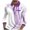 Purple, variant on Mens Stripped Casual Shirts Long Sleeve Henley Collar Blouse Stretch Sport Lapel Tops With Pocket Red 2Xl