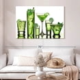 thumbnail image 2 of Elephant Stock Green Lime Cocktails Wall Art - Horizontal Canvas Wall Art - Living Room Wall Decor - Food And Drink Canvas - Green And White Decor - 48" x 32", 2 of 8