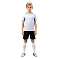 thumbnail image 3 of Boys Summer Outfits Football Uniform 2 Piece for Competition and Training Boys' Clothing Sets White 11-12 Years, 3 of 9