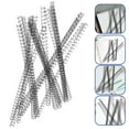 thumbnail image 2 of 100Pcs Loose Leaf Binder Rings Notebook Spiral Binding Coils Double Loop Wire Binding Rings, 2 of 9