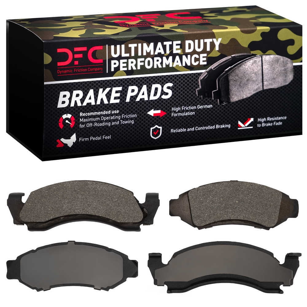 Dynamic Friction Company 1400-0375-00 DFC Ultimate Duty Performance Brake Pads