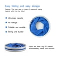 thumbnail image 3 of Clearance! Fdelink Folding Storage Waterproof Folding Bucket is Convenient Environmentally Friendly Wear Resistant Blue, 3 of 6