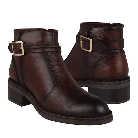 BOTINES DAMA LOBO SOLO 5086 PIEL CAFÉ Lobo Solo 5086