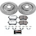 thumbnail image 3 of PowerStop Rear Z26 Street Warrior Carbon-Fiber Ceramic Brake Pad and Drilled and Slotted Rotor Kit Fits: AUDI Select Models K4746-26, 3 of 9