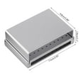 thumbnail image 5 of Multifunction Bur Holder Stand 58 Holes Autoclave Disinfection Box for Case Aluminum Alloy Sterilization for Case, 5 of 9