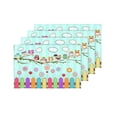thumbnail image 4 of MKHERT Cute Cartoon Owls On Branch with Fences and Wildflowers Placemats Table Mats for Dining Room Kitchen Table Decoration 12x18 inch,Set of 4, 4 of 4