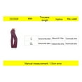 thumbnail image 5 of pitrice Automne Femmes Pantalons de Yoga Élastiques Course Jogging Exercice Simple Pantalon de Jambe Droite avec Poches Vêtements de Sport Vin Rouge, 5 of 5
