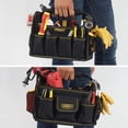 thumbnail image 4 of de bolso de mano de de herramientas de hardware Oxford de espesor abierto de alta capacidad Sunnimix Bolso del electricista, 4 of 8