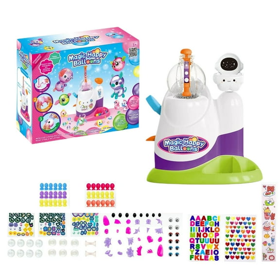 DIY Balloon Animal Kit with Pump Balloon Making Craft Kits with Multiple Colors Balloons Accessories for Beginners Birthday Chrismas Gifts for Kids Boys Girls Ages 3 