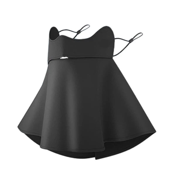 Sun UV Face Mask Neck Gaiter Scarf Breathable Cooling Face Cover for Outdoor Activities,for Summer Outdoor Activities(black)