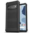 thumbnail image 3 of Encased Falcon Designed for Pixel 6 Belt Clip Case, Full Body Protective Phone Case with Holster for Google Pixel 6 (Black), 3 of 9