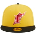 thumbnail image 2 of Men's New Era Yellow/Black Florida Marlins Grilled 59FIFTY Fitted Hat, 2 of 5
