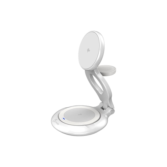 j5create Qi2 3-in-1 Magnetic Foldable Wireless Charging Station, JUPW3415