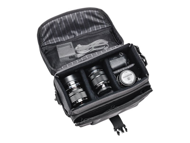 Black Olympus Pro System Camera Bag 
