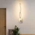thumbnail image 5 of Lámpara Led De Pared De Arte Posmoderno Para Sala De Estar, Dormitorio, Lámpara De Noche, Pasillo Creativo Simple, Escalera, Lámpara De Doble Onda Yuarrent HA026873-01, 5 of 5