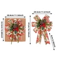 thumbnail image 2 of Navidad decoración de bolas de árbol, adorno de festividad de material poliéster, decoración de Navidad para hogar, props de Navidad para tienda, fácil de instalar, portátil, material poliéster, 2 of 8