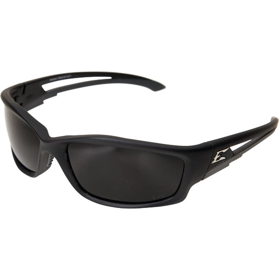 Edge Eyewear Kazbek TSK216 Polarized Safety Glasses - Scratch-Resistant - 6 Pack, Black