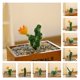 thumbnail image 3 of Gwong Decoración hogareña Planta artificial planta natural vívida planta artificial faux falsa suculents para escritorio Gwong 21078614, 3 of 6