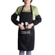 thumbnail image 4 of Delantal antisalpicaduras y juego de fundas de cocina para uso doméstico, color negro, 4 of 8
