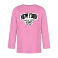 thumbnail image 5 of WEAIXIMIUNG T-Shirts pour Hommes à Manches 3/4 avec Nom de Ville et Lettres, Col Rond Confortable, Couleur Unie, 5 of 5