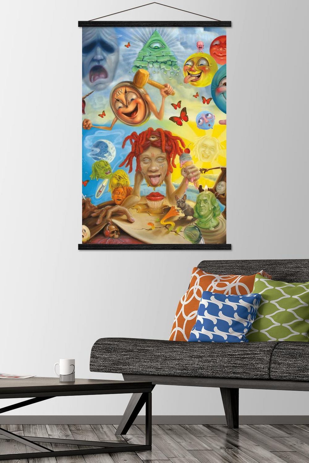 Trippie Redd - Art Wall Poster, 22.375" x 34" Framed