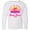 AA-White, variant on Inktastic Summer Enjoy the Sunshine Destin Beach Florida in Pink Long Sleeve Youth T-Shirt