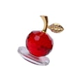 thumbnail image 1 of Xingzhi Crystal Apple Figurine Paperweight Ornament Home Decor Collectibles Gift Red, 1 of 8