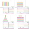 thumbnail image 1 of Happy Birthday Postcards - Full Color Both Sides - 4 Fun Birthday Designs - 4" x 6" Postcards - Made In USA, 1 of 4