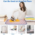 thumbnail image 4 of Portable Ironing Mat for Table Top Iron Pad for Countertop Thick Ironing Blanket Over The Door Steamer Pad Washer Dryer Heat Resistant Mat Travel Ironing Board (27.5"x15.75"), 4 of 9