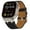 Black, variant on Leather Band Compatible for iWatch Series 10 9 8 7 6 5 4 3 SE 2 1 42/44/45/46mm Men Women, Premium Genuine Leather Strap Band with Vintage Edge Stitching for Apple Watch Ultra 2/1 49mm Band,Blackbrown