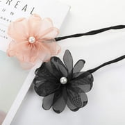 5-Piece Hair Bun Maker, Easy Fast Snap Roll Bun Tool, Original Bun Tool, Donut Hair, Perfect Bun Makers, Flowers Lace Pearl Hair Ornaments Girls Ladies