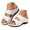 White, variant on Dakaela Orthopedic Wedges Sandals for Women Arch Support Open Toe Platform Slip on Slides Summer Dressy Casual Walking Shoes with Hook and Loop Size 6-10 Red