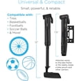 thumbnail image 3 of Aduro Sport Bicycle High Pressure Frame Pump Easily Mounts to Most Bikes Fast Inflating Technology Works with Presta and Schrader valves, 3 of 7