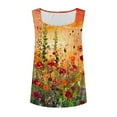 thumbnail image 6 of Gamivast Womens Tank Tops Square Neck Summer Loose Fit Casual Basic Tee Shirts Fashion Print Flowy Sleeveless Shirts Trendy Tunic Tops M Camisas Para Mujer, 6 of 6