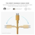 thumbnail image 2 of Native Union Type C Belt Cable – USB-C to USB-C 4ft Ultra-Strong Fast Charging Cable (Kraft), 2 of 6
