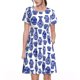 thumbnail image 1 of Balery Blue Vases Vestidos sueltos de manga corta para mujer, vestidos de verano 2025, vestidos casuales de corte A con vuelo., 1 of 6