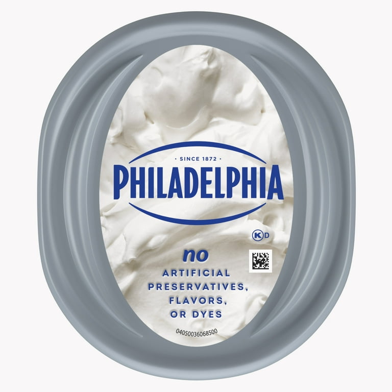 Philadelphia Cream Cheese Spread, 1 Tub, for Smooth, Spreadable