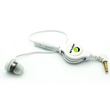 Headphone Retractable Mono Earphone for Galaxy A30s/A10s/A10e/A02s - 3.5mm w Mic Headset Handsfree Earbud Earpiece Z1O Compatible With Samsung Galaxy A30s/A10s/A10e/A02s price history on PriceWatchPro