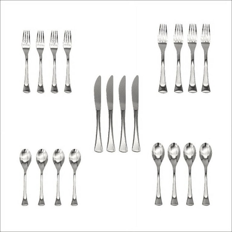 Shiny 1 Fork, 1 Knife, 2 Spoons Set Cutlery, Kitchen Wear, Lightweight,  Reusable, Luxurious Look, Elegant, Kitchen Accessories