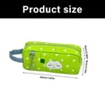 thumbnail image 3 of Big Capacity Nylon Pencil Case with Handle Spacious Compartment Portable Pen Pouches Pencil Bag for Student Teen Adult, 3 of 8