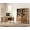 Walnut, variant on WAMPAT 3 Piece Home Office Furniture Set, 58" Writing Desk with 71.5" T Bookcase, Bookcase with 6 Drawers, Adjustable Shelves, Modern Fluted Wood Office Furniture for Home Office, Study Room, Bedroom